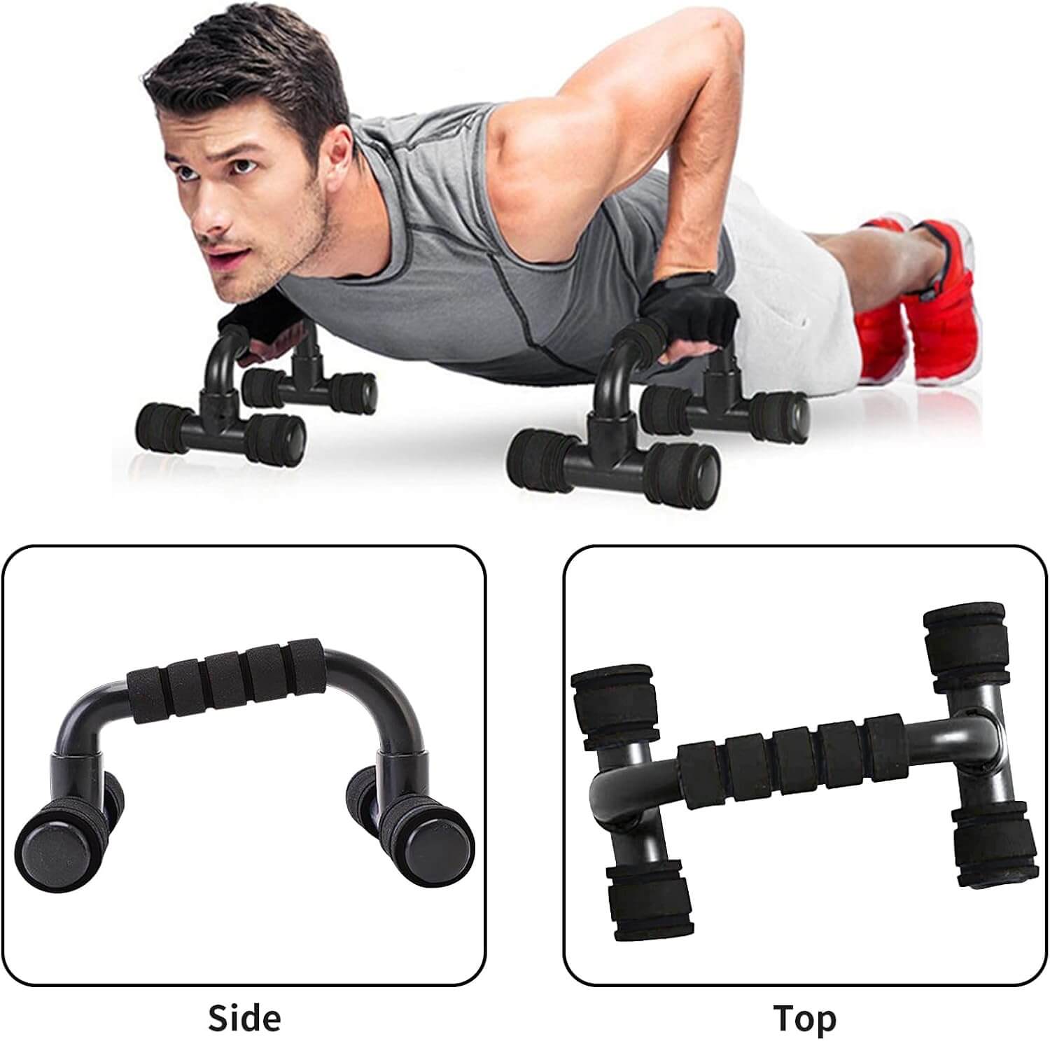 Medivita PowerFlex Trainer with a user demonstrating strength training exercises.